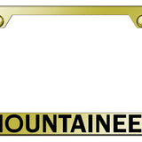 Mercury Mountaineer Standard License Plate Frame - Laser Etched - Official Licensed