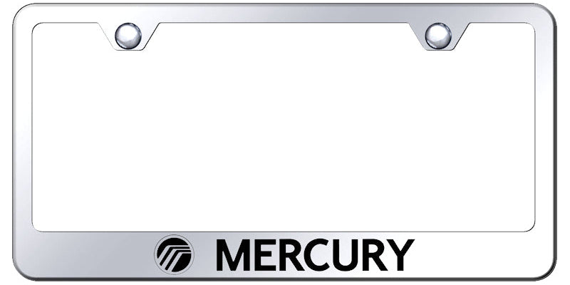 Mercury Standard License Plate Frame - Laser Etched - Official Licensed