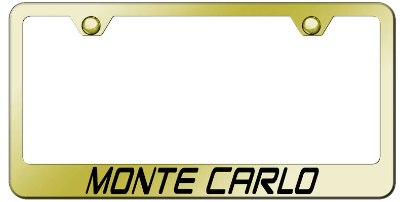 Chevrolet Monte Carlo Standard License Plate Frame - Official Licensed