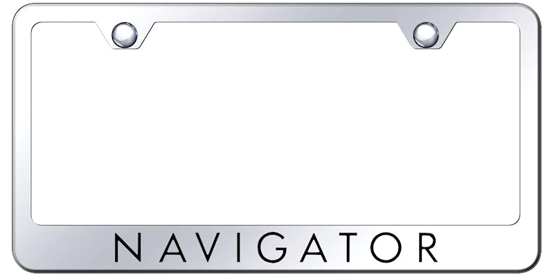Lincoln Navigator Standard License Plate Frame - Laser Etched - Official Licensed