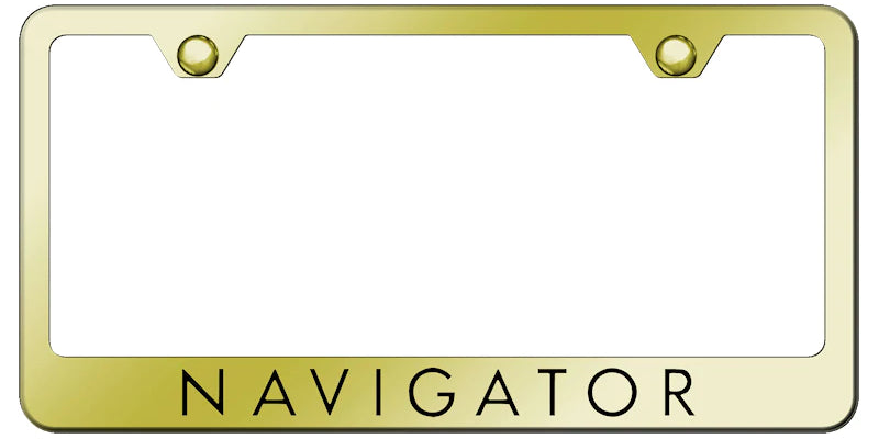 Lincoln Navigator Standard License Plate Frame - Laser Etched - Official Licensed