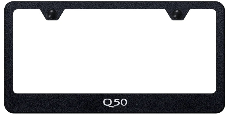 Infiniti Q50 Standard License Plate Frame - Laser Etched - Official Licensed