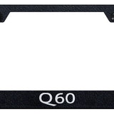 Infiniti Q60 Standard License Plate Frame - Laser Etched - Official Licensed
