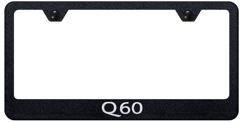Infiniti Q60 Standard License Plate Frame - Laser Etched - Official Licensed