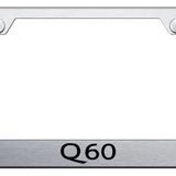 Infiniti Q60 Standard License Plate Frame - Laser Etched - Official Licensed