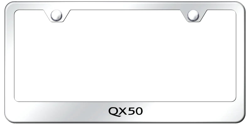 Infiniti QX50 Standard License Plate Frame - Laser Etched - Official Licensed