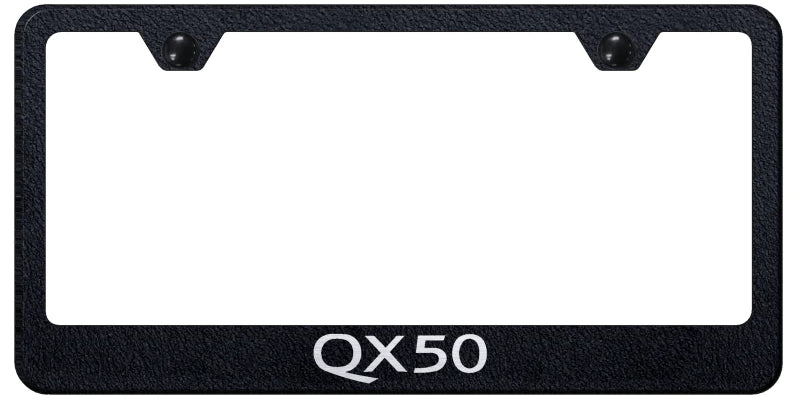 Infiniti QX50 Standard License Plate Frame - Laser Etched - Official Licensed