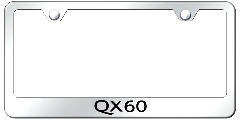 Infiniti QX60 Standard License Plate Frame - Laser Etched - Official Licensed