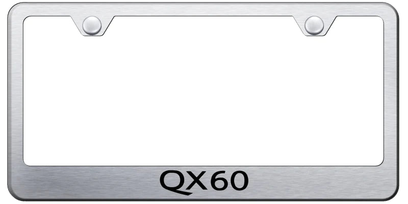 Infiniti QX60 Standard License Plate Frame - Laser Etched - Official Licensed