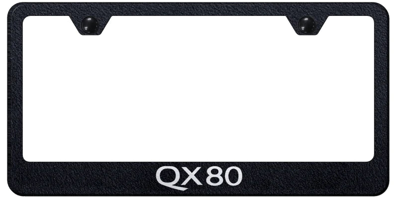 Infiniti QX80 Standard License Plate Frame - Laser Etched - Official Licensed