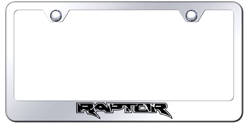 Ford Raptor Standard License Plate Frame - Laser Etched - Official Licensed