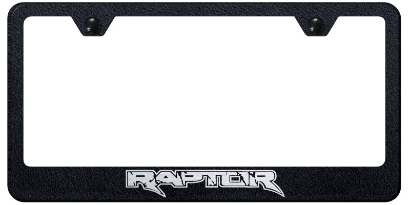Ford Raptor Standard License Plate Frame - Laser Etched - Official Licensed