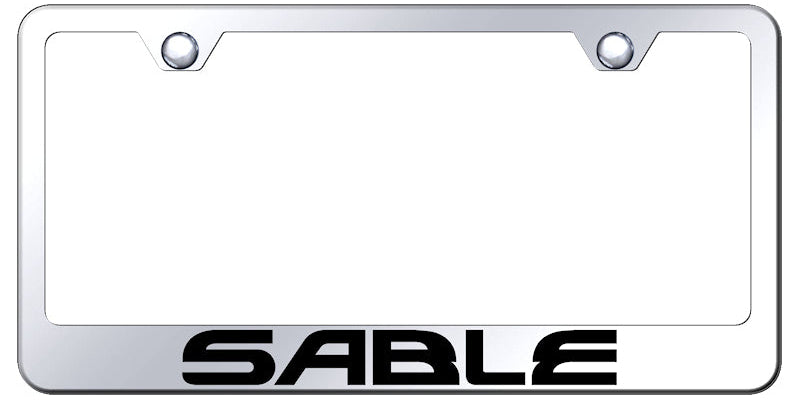 Mercury Sable Standard License Plate Frame - Laser Etched - Official Licensed