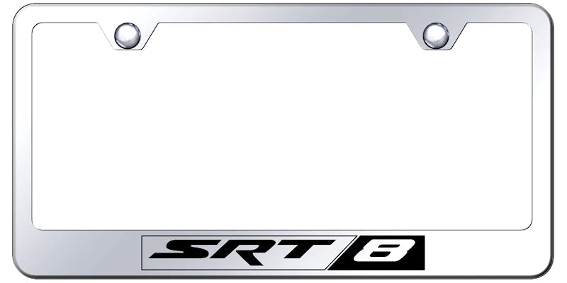 Dodge SRT-8 Standard License Plate Frame - Laser Etched - Official Licensed