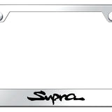 Toyota Supra Standard License Plate Frame - Laser Etched - Official Licensed