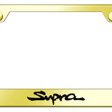 Toyota Supra Standard License Plate Frame - Laser Etched - Official Licensed