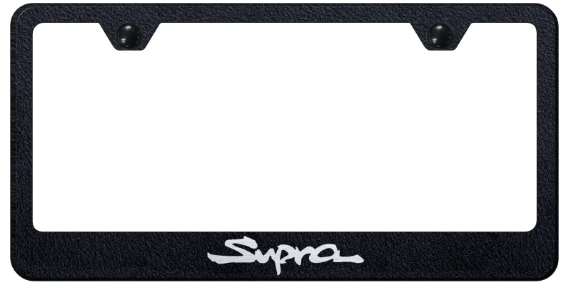 Toyota Supra Standard License Plate Frame - Laser Etched - Official Licensed