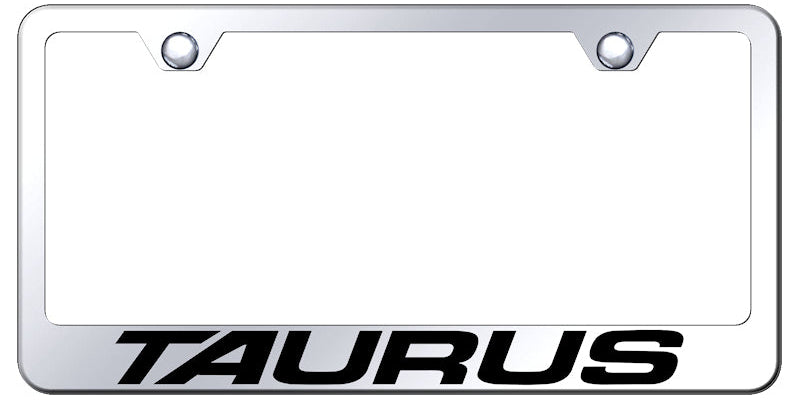 Ford Taurus Standard License Plate Frame - Laser Etched - Official Licensed
