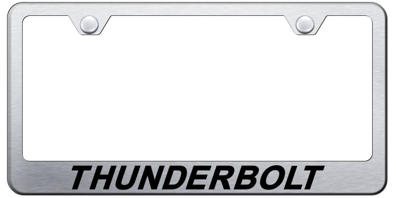 Ford Thunderbolt Standard License Plate Frame - Laser Etched - Official Licensed
