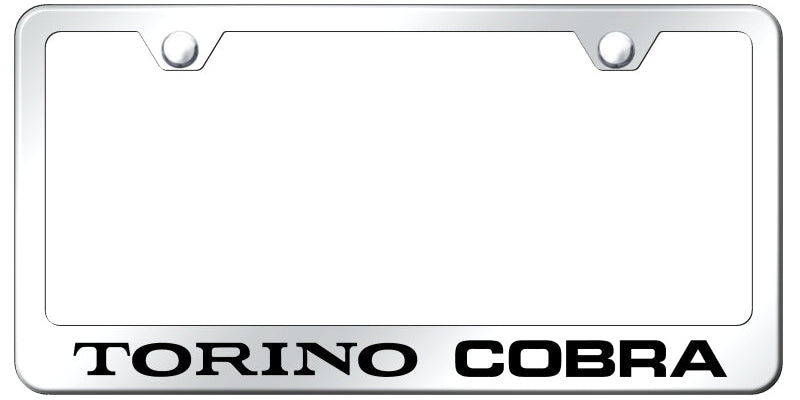 Ford Torino Cobra Standard License Plate Frame - Laser Etched - Official Licensed