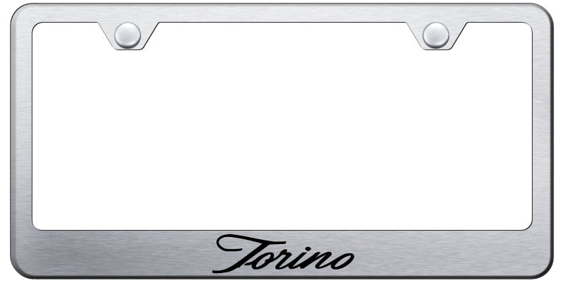 Ford Torino Script Standard License Plate Frame - Laser Etched - Official Licensed