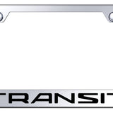 Ford Transit Standard License Plate Frame - Laser Etched Mirrored - Official Licensed