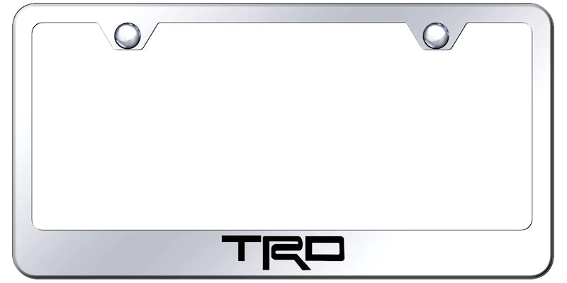 Toyota TRD Standard License Plate Frame - Laser Etched - Official Licensed