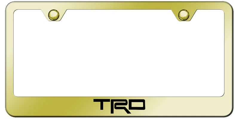 Toyota TRD Standard License Plate Frame - Laser Etched - Official Licensed