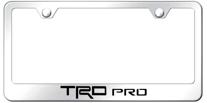 Toyota TRD Pro Standard License Plate Frame - Laser Etched - Official Licensed