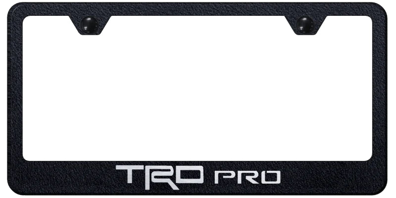 Toyota TRD Pro Standard License Plate Frame - Laser Etched - Official Licensed