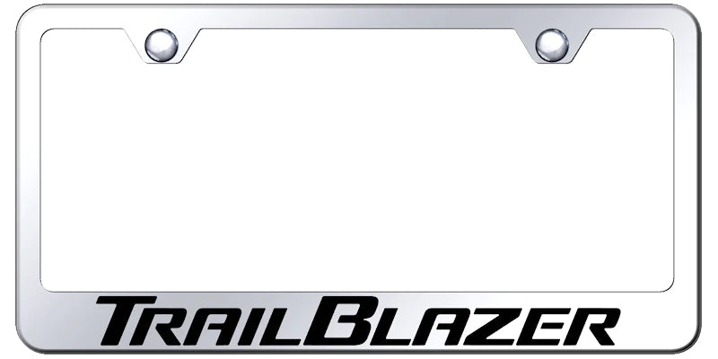 Chevrolet Trailblazer Standard License Plate Frame - Laser Etched - Official Licensed