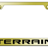 GMC Terrain Standard License Plate Frame - Laser Etched - Official Licensed