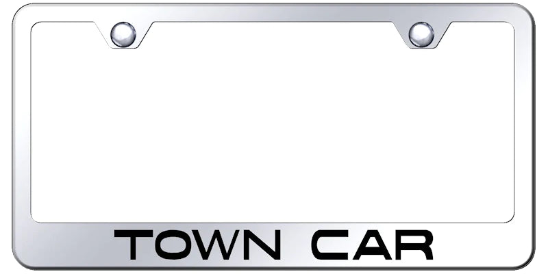Lincoln Town Car Standard License Plate Frame - Laser Etched - Official Licensed