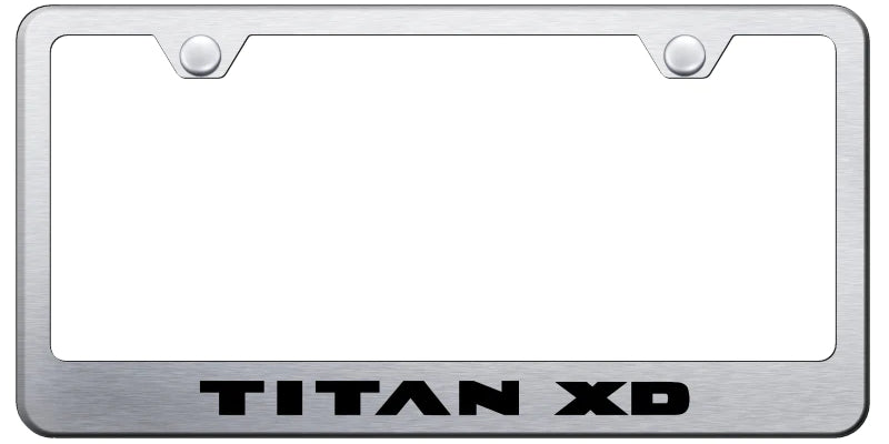 Nissan Titan XD Standard License Plate Frame - Official Licensed