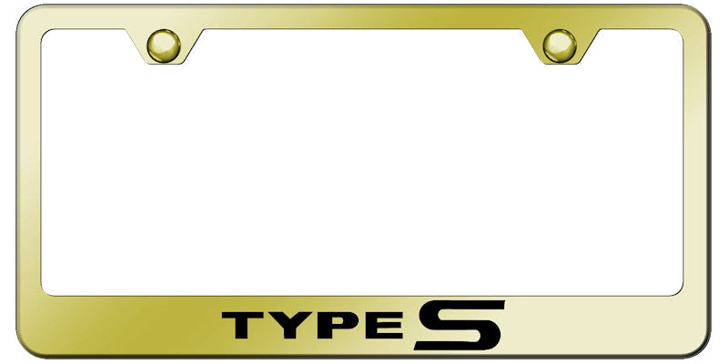 Acura Type-S Standard License Plate Frame - Laser Etched - Official Licensed