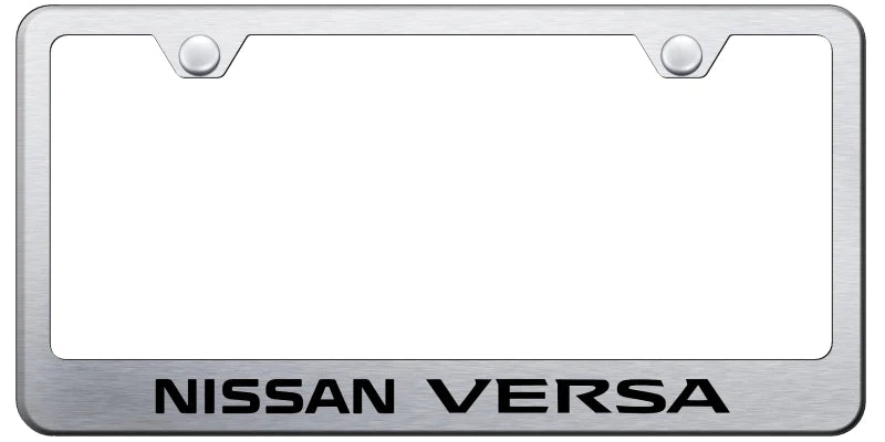 Nissan Versa Standard License Plate Frame - Official Licensed