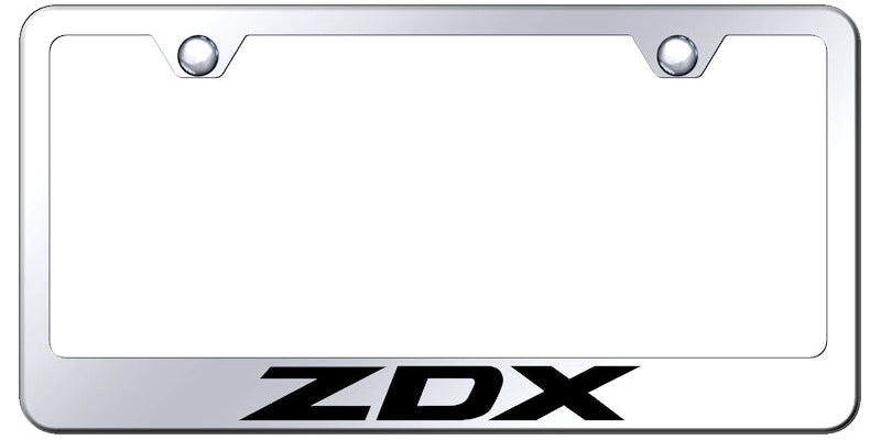 Acura ZDX Standard License Plate Frame - Laser Etched - Official Licensed
