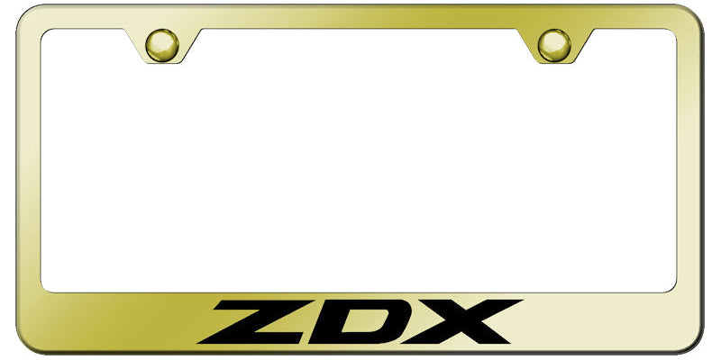 Acura ZDX Standard License Plate Frame - Laser Etched - Official Licensed