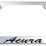 Acura Script Standard License Plate Frame - Laser Etched - Official Licensed
