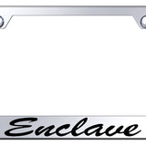 Buick Enclave Script Standard License Plate Frame - Laser Etched Mirrored - Official Licensed