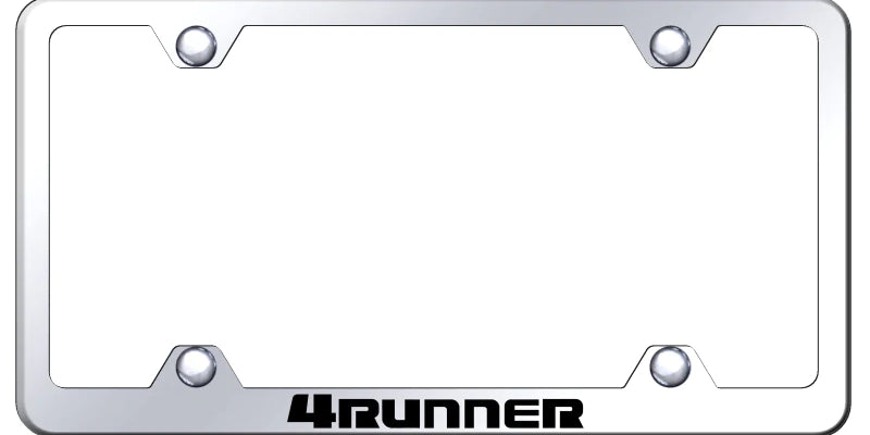 Toyota 4Runner Steel Wide Body License Plate Frame - Laser Etched - Official Licensed