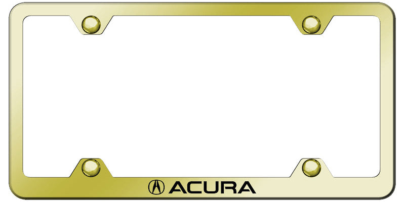 Acura Steel Wide Body License Plate Frame - Laser Etched - Official Licensed