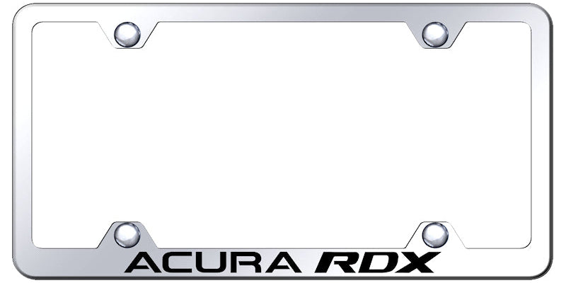 Acura RDX Steel Wide Body License Plate Frame - Laser Etched - Official Licensed