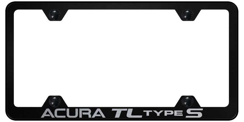 Acura TL Type S Steel Wide Body License Plate Frame - Laser Etched - Official Licensed