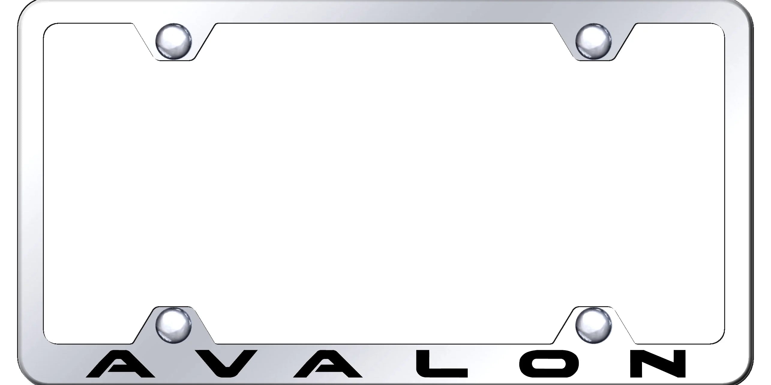 Toyota Avalon Steel Wide Body License Plate Frame - Laser Etched - Official Licensed