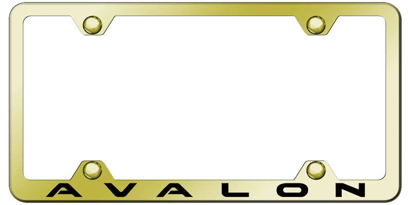 Toyota Avalon Steel Wide Body License Plate Frame - Laser Etched - Official Licensed