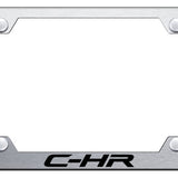 Toyota C-HR Steel Wide Body License Plate Frame - Laser Etched Brushed - Official Licensed
