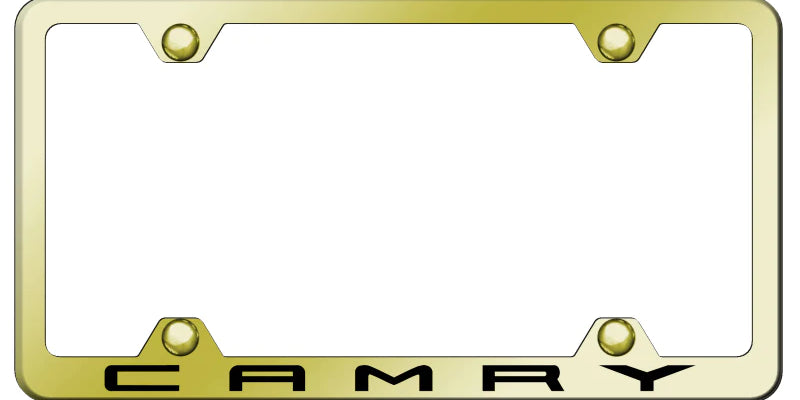 Toyota Camry Steel Wide Body License Plate Frame - Laser Etched - Official Licensed