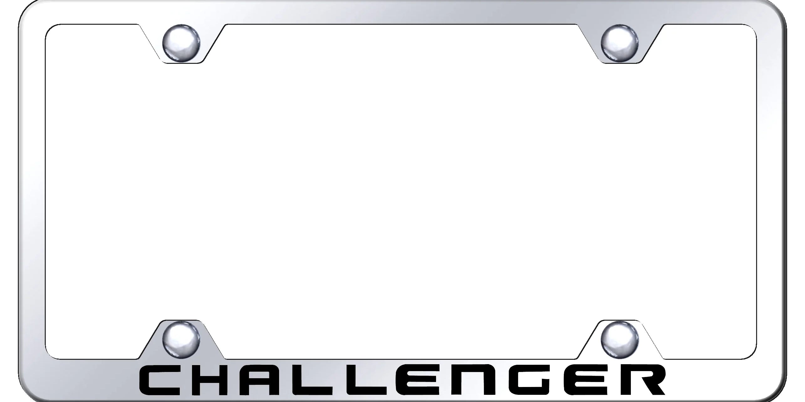 Dodge Challenger Steel Wide Body License Plate Frame - Official Licensed