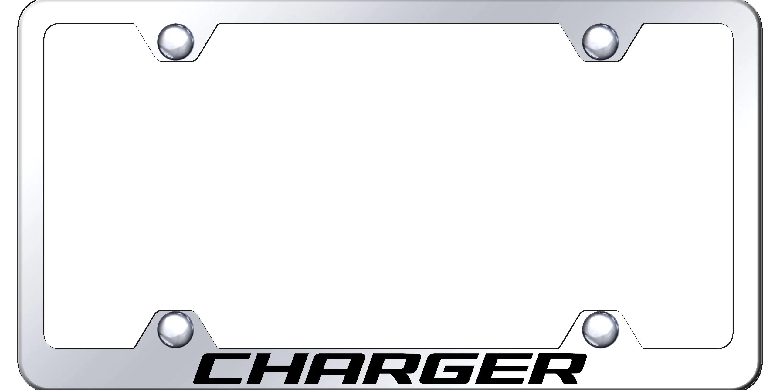 Dodge Charger Steel Wide Body License Plate Frame - Official Licensed